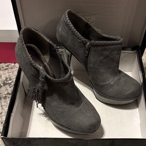 Gray Women's Ankle Boots